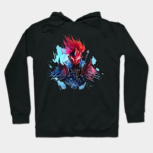 solo leveling mecha igris red armor Hoodie